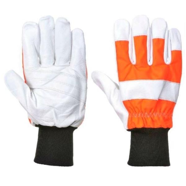 Oaksaw A290 Chainsaw Protective Glove Orange, Black Size 9 Large