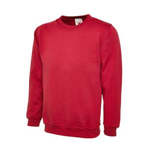 Uneek UC203 Classic Sweatshirt Red 4XL 54