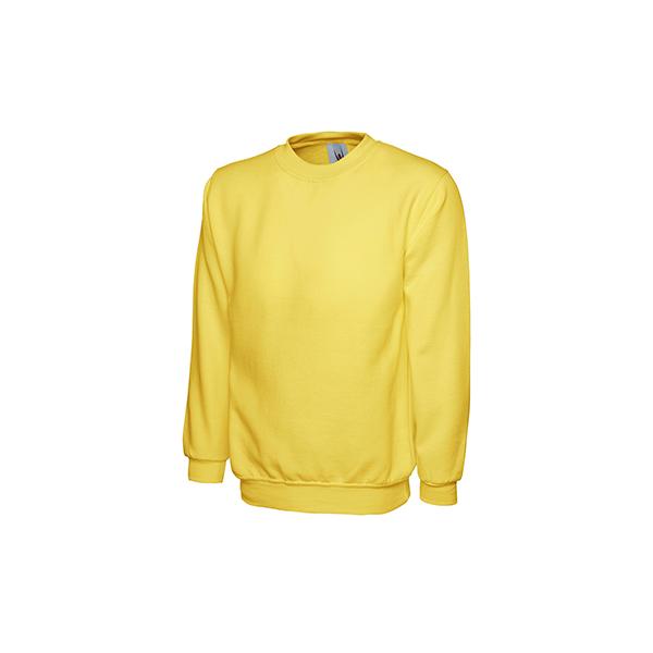 Uneek UC203 Classic Sweatshirt Yellow Medium 40