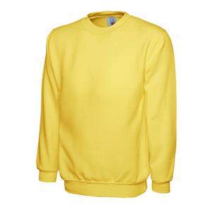 Uneek UC203 Classic Sweatshirt Yellow Medium 40