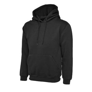 Uneek UC502 Classic Hooded Sweatshirt Black XS 36
