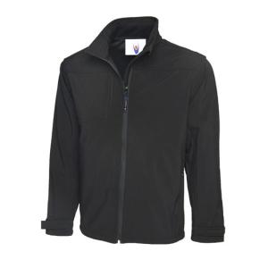 Uneek UC611 Premium Full Zip Soft Shell Jacket Black XS 36