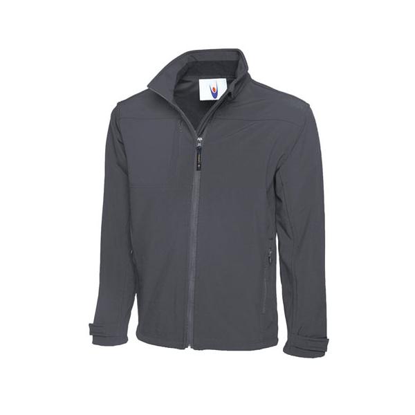 Uneek UC611 Premium Full Zip Soft Shell Jacket Grey 3XL 50-52