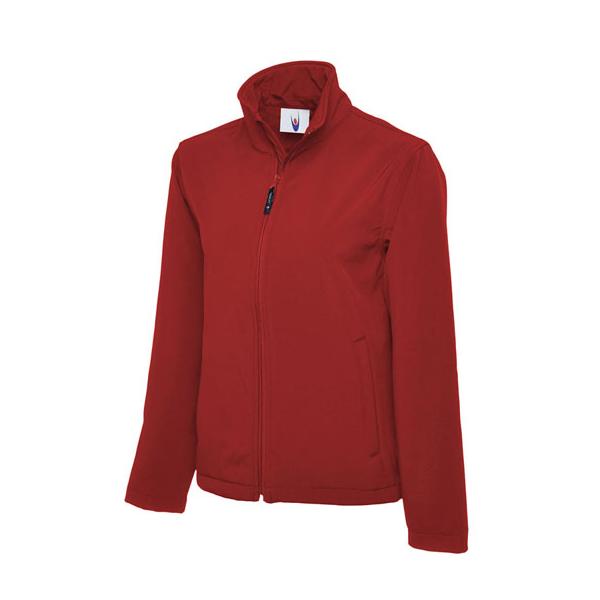 Uneek UC612 Premium Full Zip Soft Shell Jacket Red Medium 40